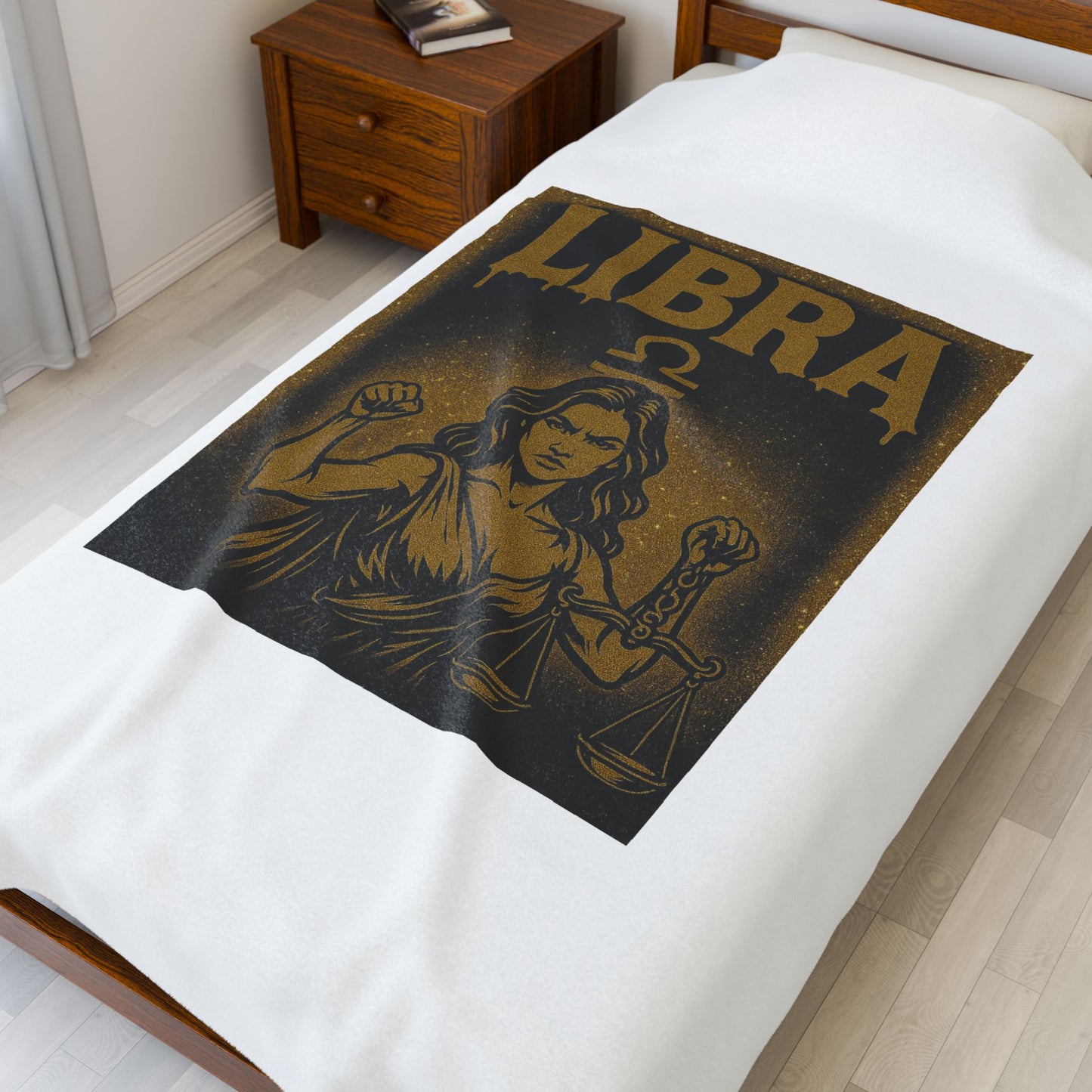 Scorpio Velveteen Plush Blanket | Cozy Zodiac Throw, Astrology Gift, Unique Home Decor, Birthday Gift for Scorpio, Warm & Soft Blanket