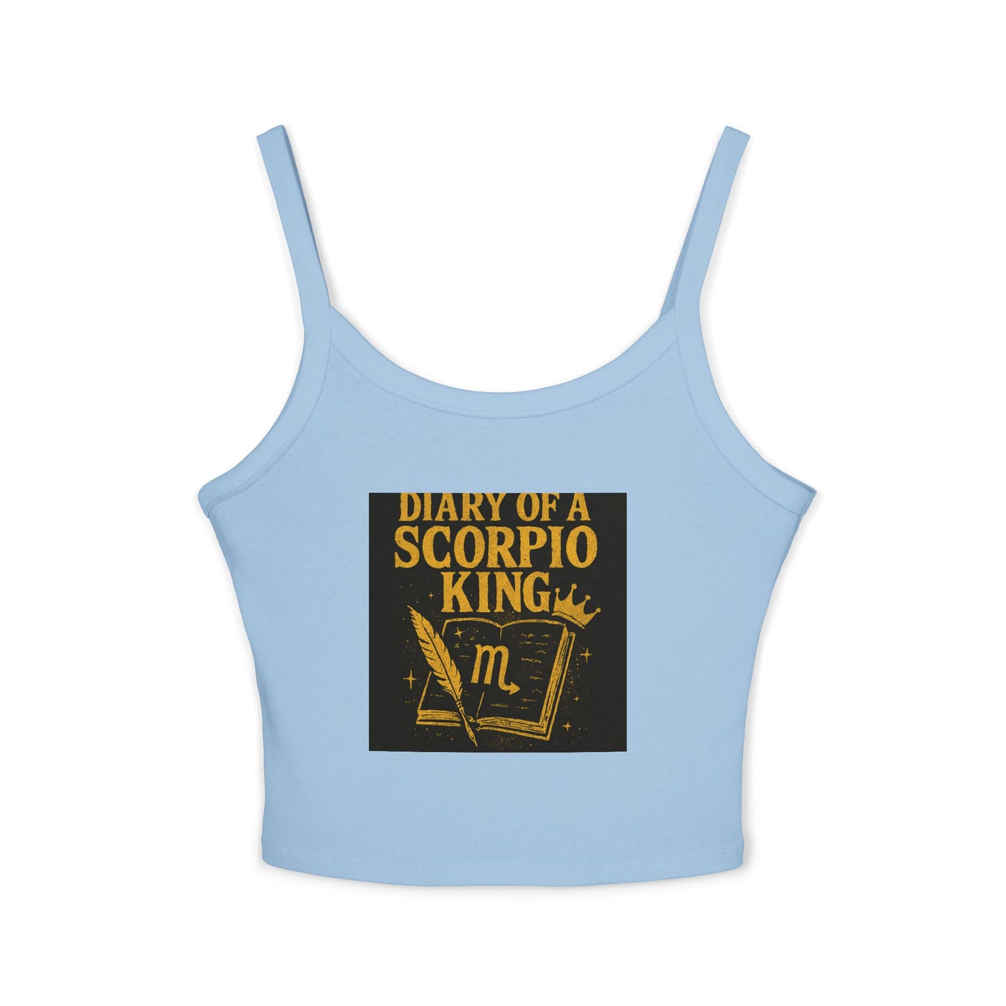 Sagittarius Zodiac Spaghetti Strap Tank Top, Astrology Apparel, Horoscope Gift, Birthday Top, Summer Fashion, Zodiac Sign Clothing