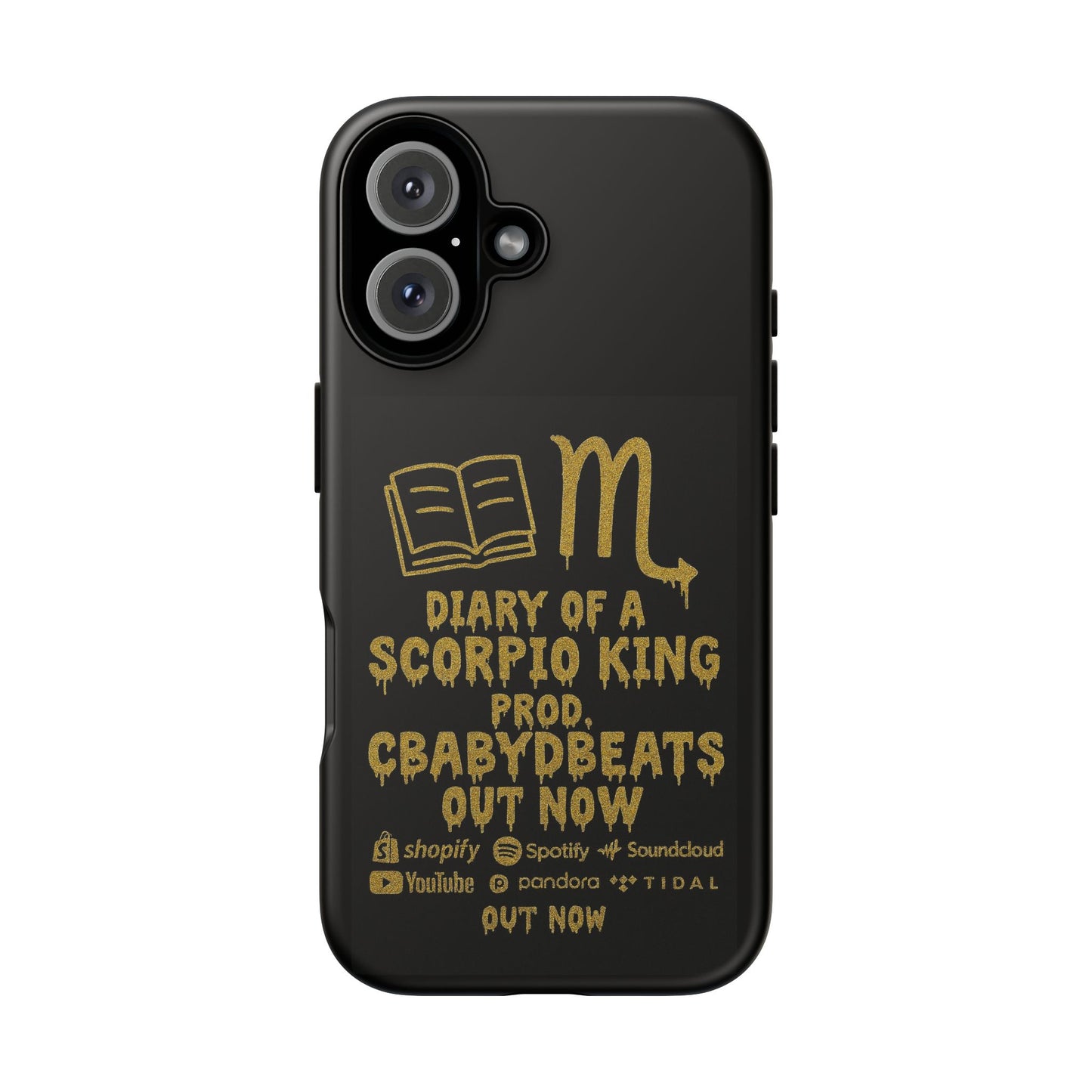 Scorpio King Phone Case - Diary of a Scorpio King, Tough Phone Cover, Zodiac Gifts, Astrology Accessory, Durable Protection