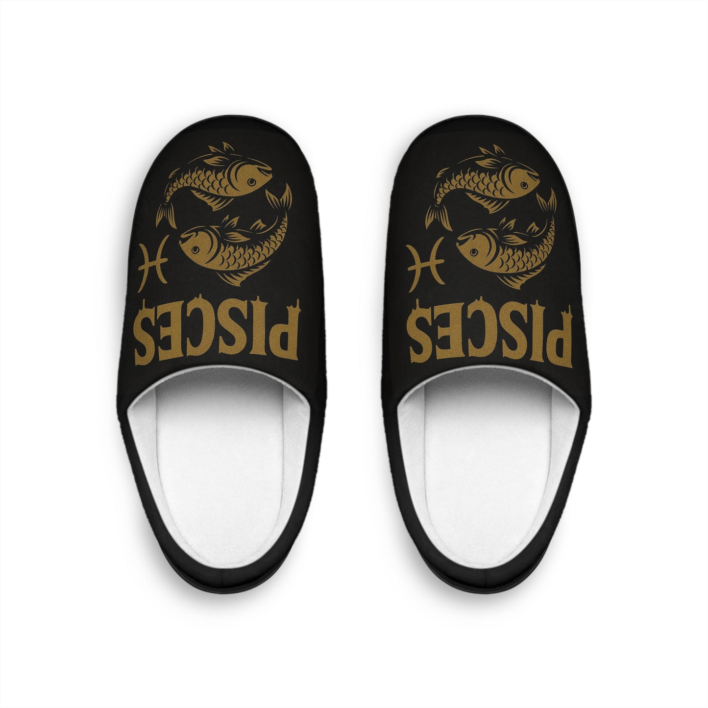 Pisces Slippers - Men's Indoor , Astrology Gifts, Cozy House Shoes, Birthday Present, Personalized Home Footwear