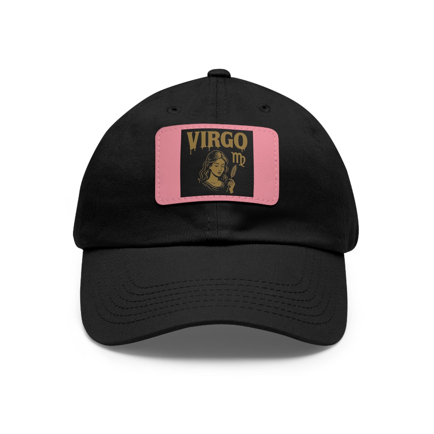 Dad Hat with Leather Patch, Astrology Fashion Hat, Gift for Pisces, Casual Outfit Accessory, Birthday Gift for Him