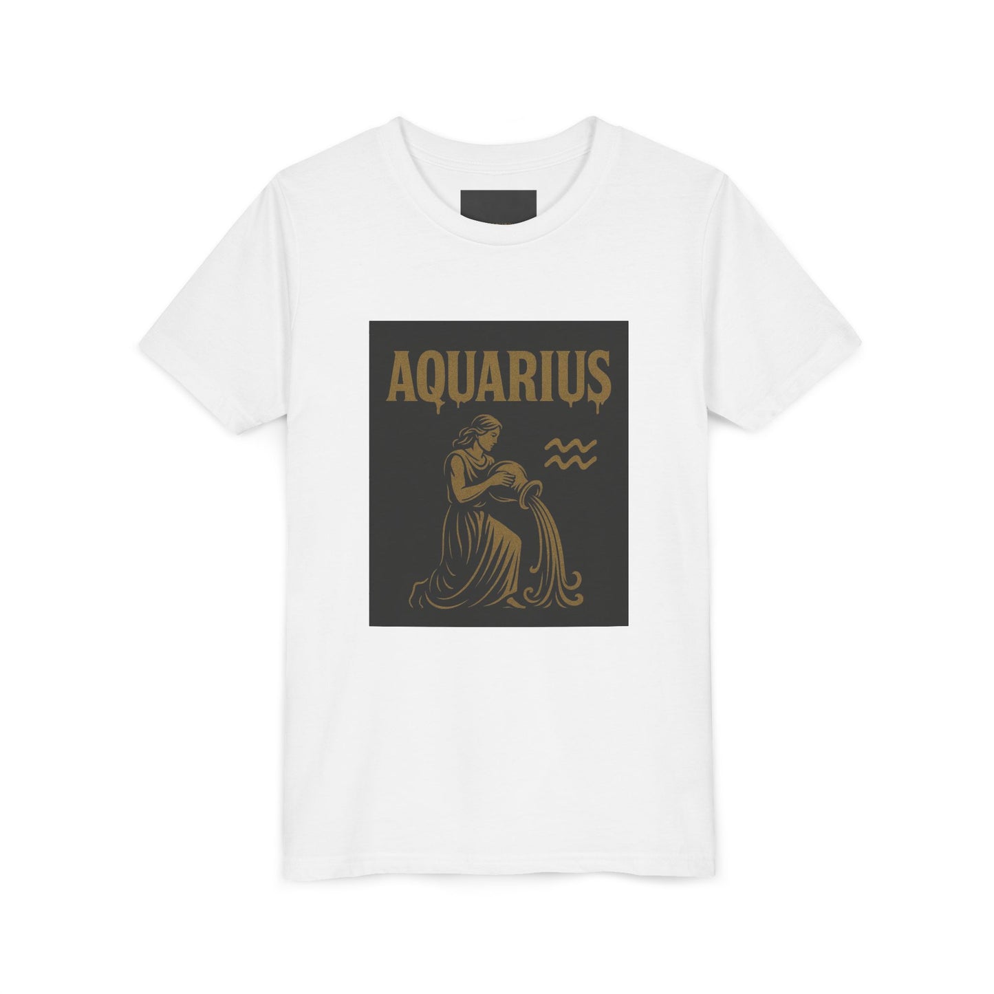 Gemini Wolf Youth Short Sleeve Tee - Astrology Shirt, Birthday Gift, Zodiac Apparel, Unique Tee for Kids