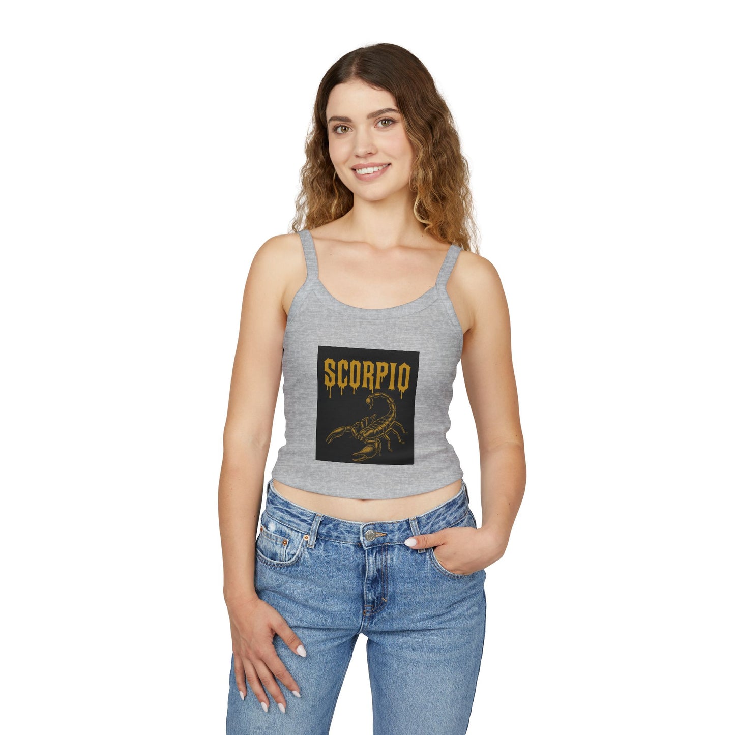 Sagittarius Zodiac Spaghetti Strap Tank Top, Astrology Apparel, Horoscope Gift, Birthday Top, Summer Fashion, Zodiac Sign Clothing