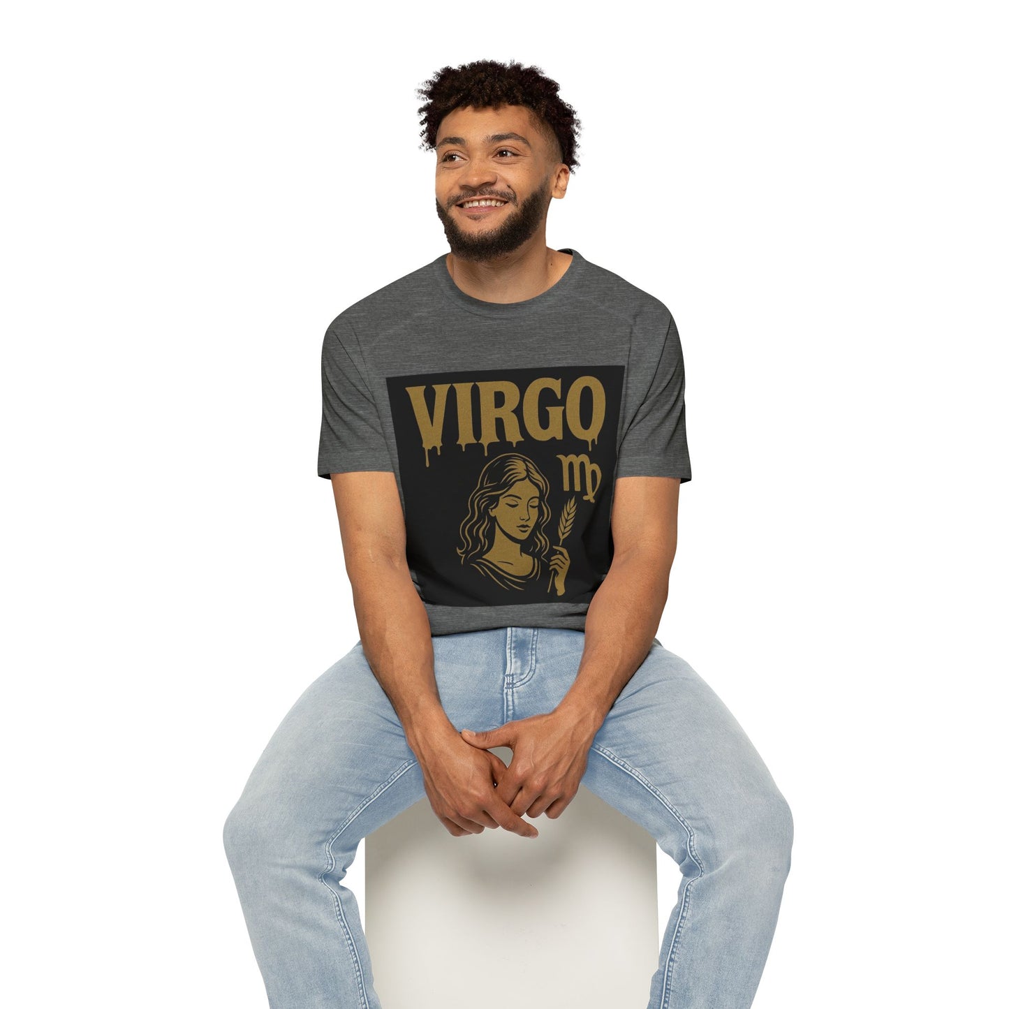 Virgo Zodiac Sign Men's Raglan T-Shirt, Astrology Tee, Horoscope Apparel, Gift for Astrology Lovers, Star Sign Shirt
