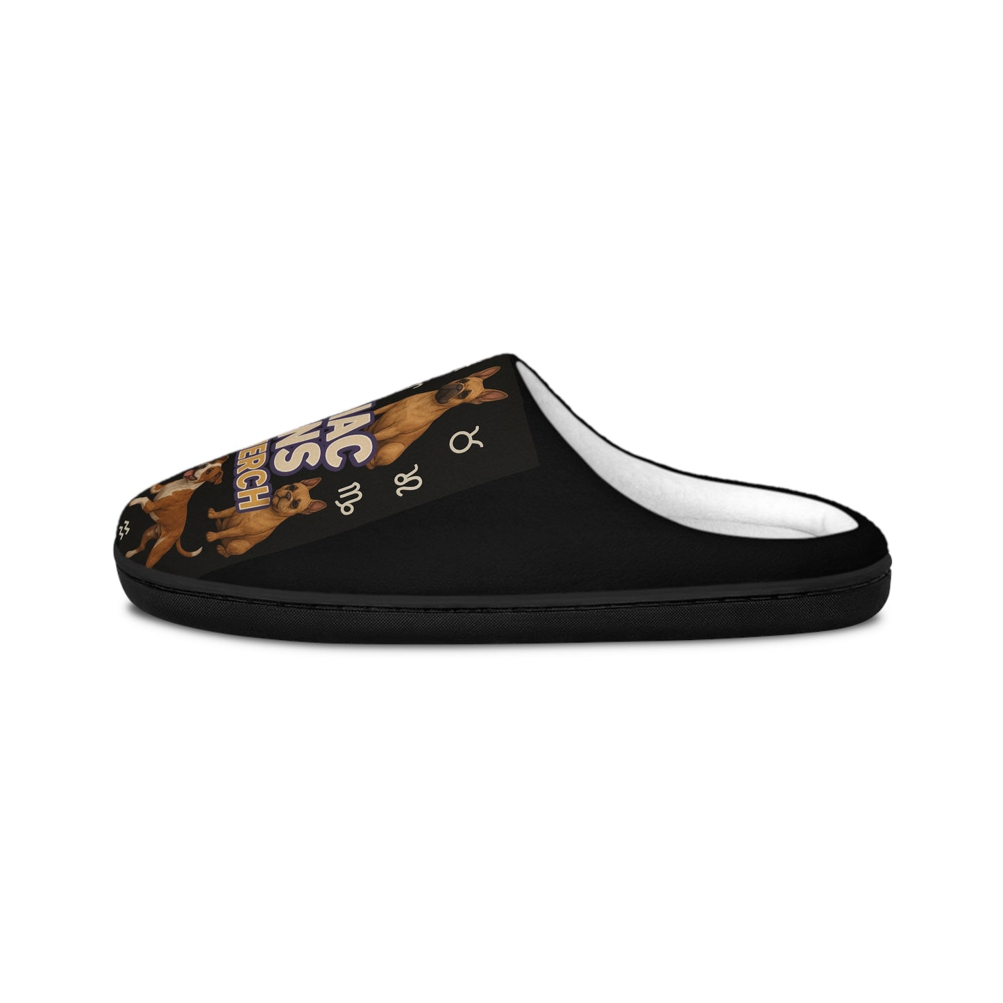 Zodiac Signs Ent Merch Slippers  Men's Indoor | Cozy Home Footwear for Astrology Lovers, Gifts for Birthdays, Relaxation, Self-Care