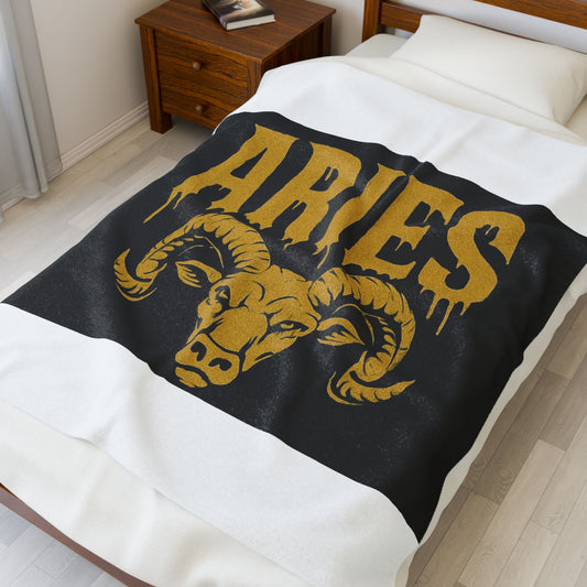 Scorpio Velveteen Plush Blanket | Cozy Zodiac Throw, Astrology Gift, Unique Home Decor, Birthday Gift for Scorpio, Warm & Soft Blanket