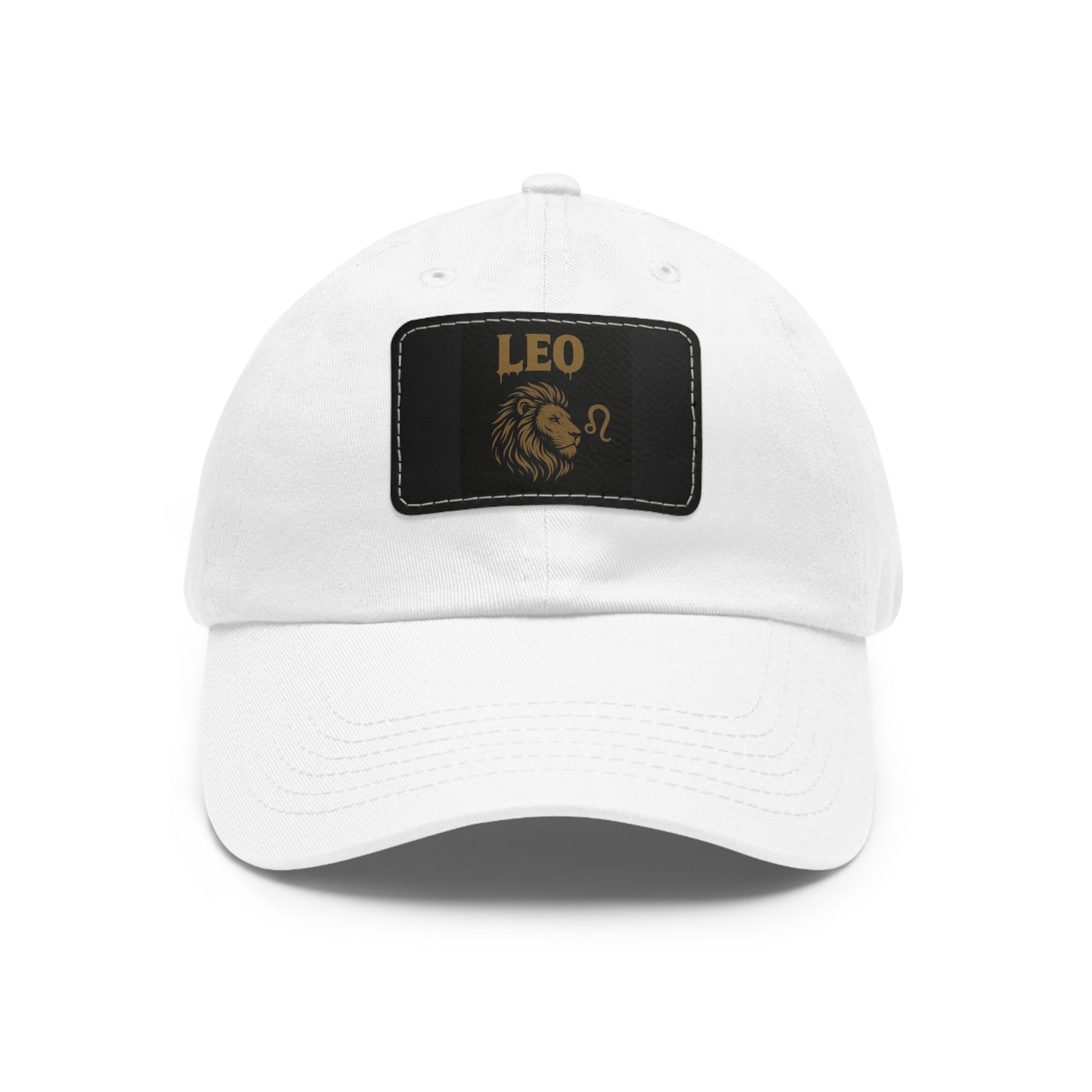 Dad Hat with Leather Patch, Astrology Fashion Hat, Gift for Pisces, Casual Outfit Accessory, Birthday Gift for Him