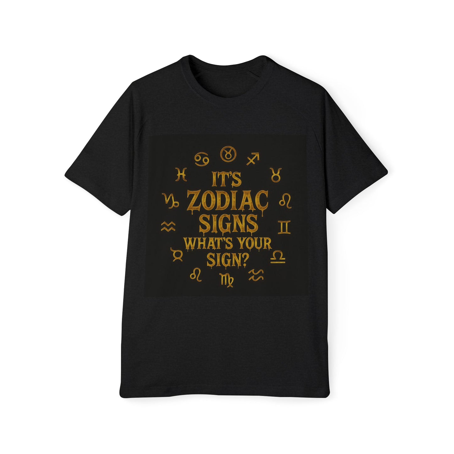 Zodiac Sign Men's Raglan T-Shirt, Astrology Tee, Horoscope Apparel, Gift for Astrology Lovers, Star Sign Shirt