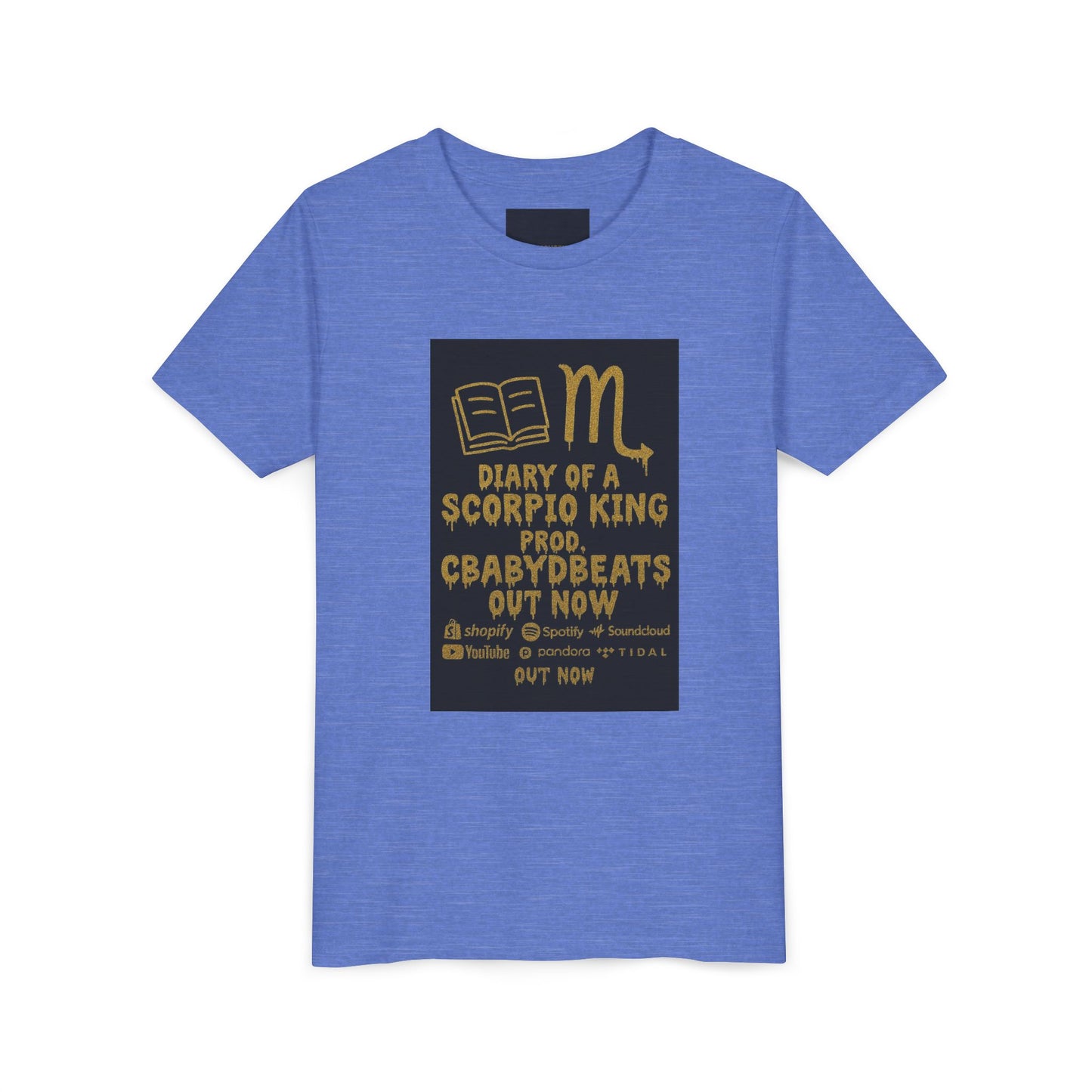 Gemini Wolf Youth Short Sleeve Tee - Astrology Shirt, Birthday Gift, Zodiac Apparel, Unique Tee for Kids