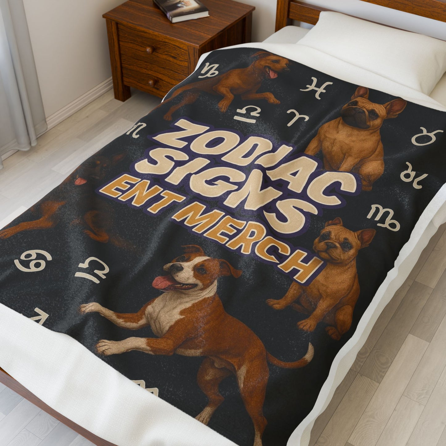 Scorpio Velveteen Plush Blanket | Cozy Zodiac Throw, Astrology Gift, Unique Home Decor, Birthday Gift for Scorpio, Warm & Soft Blanket