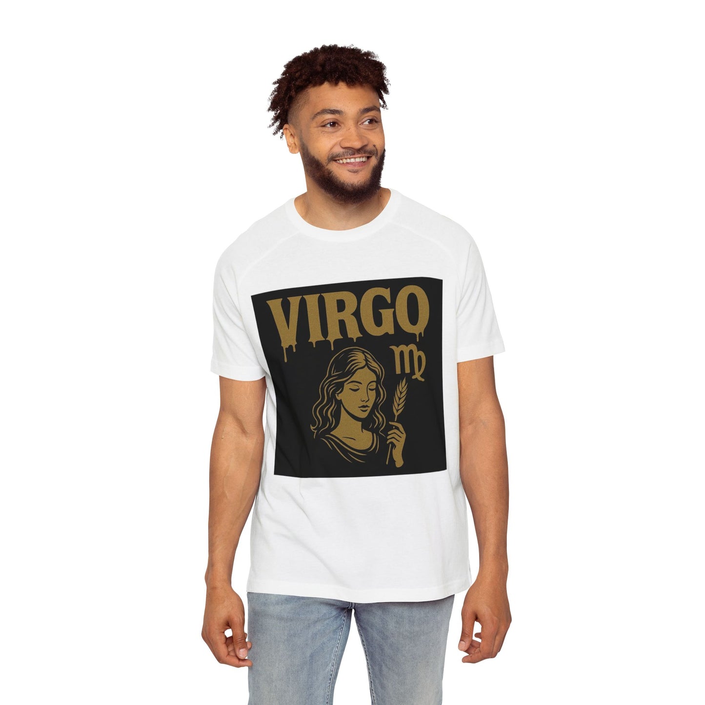 Virgo Zodiac Sign Men's Raglan T-Shirt, Astrology Tee, Horoscope Apparel, Gift for Astrology Lovers, Star Sign Shirt