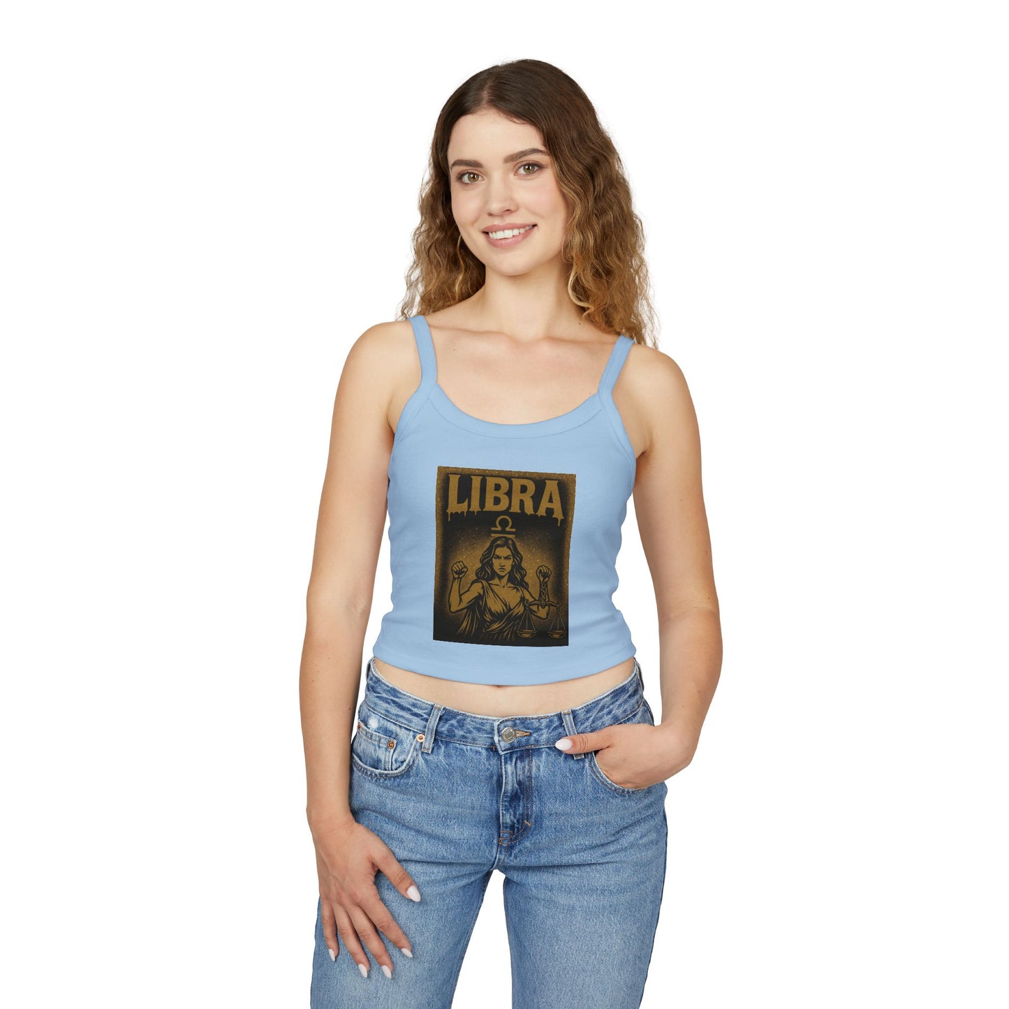 Sagittarius Zodiac Spaghetti Strap Tank Top, Astrology Apparel, Horoscope Gift, Birthday Top, Summer Fashion, Zodiac Sign Clothing