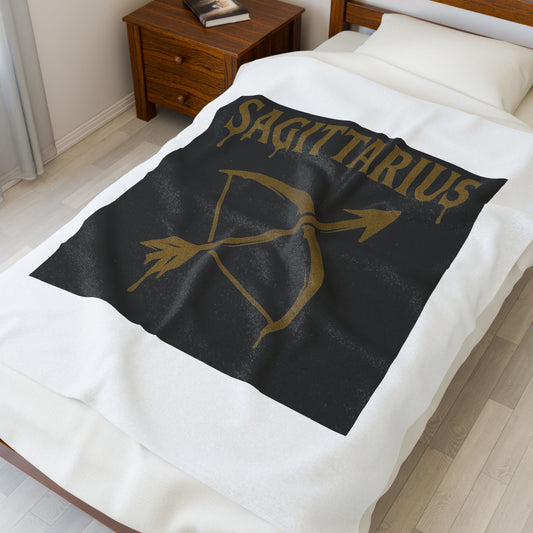 Scorpio Velveteen Plush Blanket | Cozy Zodiac Throw, Astrology Gift, Unique Home Decor, Birthday Gift for Scorpio, Warm & Soft Blanket