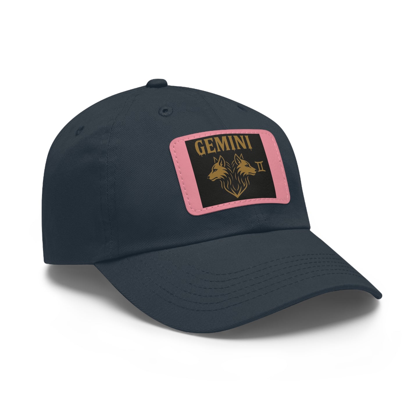 Dad Hat with Leather Patch, Astrology Fashion Hat, Gift for Pisces, Casual Outfit Accessory, Birthday Gift for Him