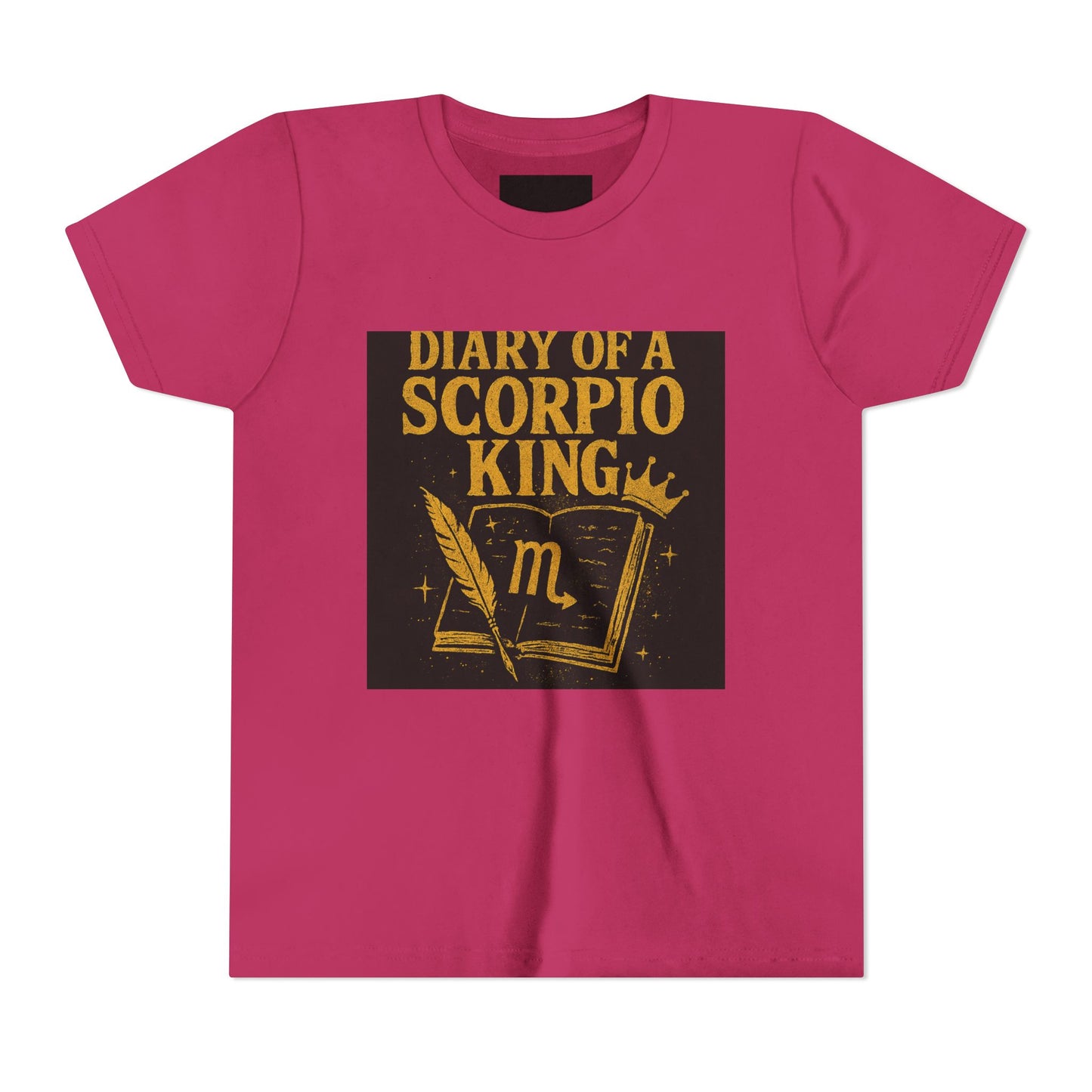 Copy of Gemini Wolf Youth Short Sleeve Tee - Astrology Shirt, Birthday Gift, Zodiac Apparel, Unique Tee for Kids