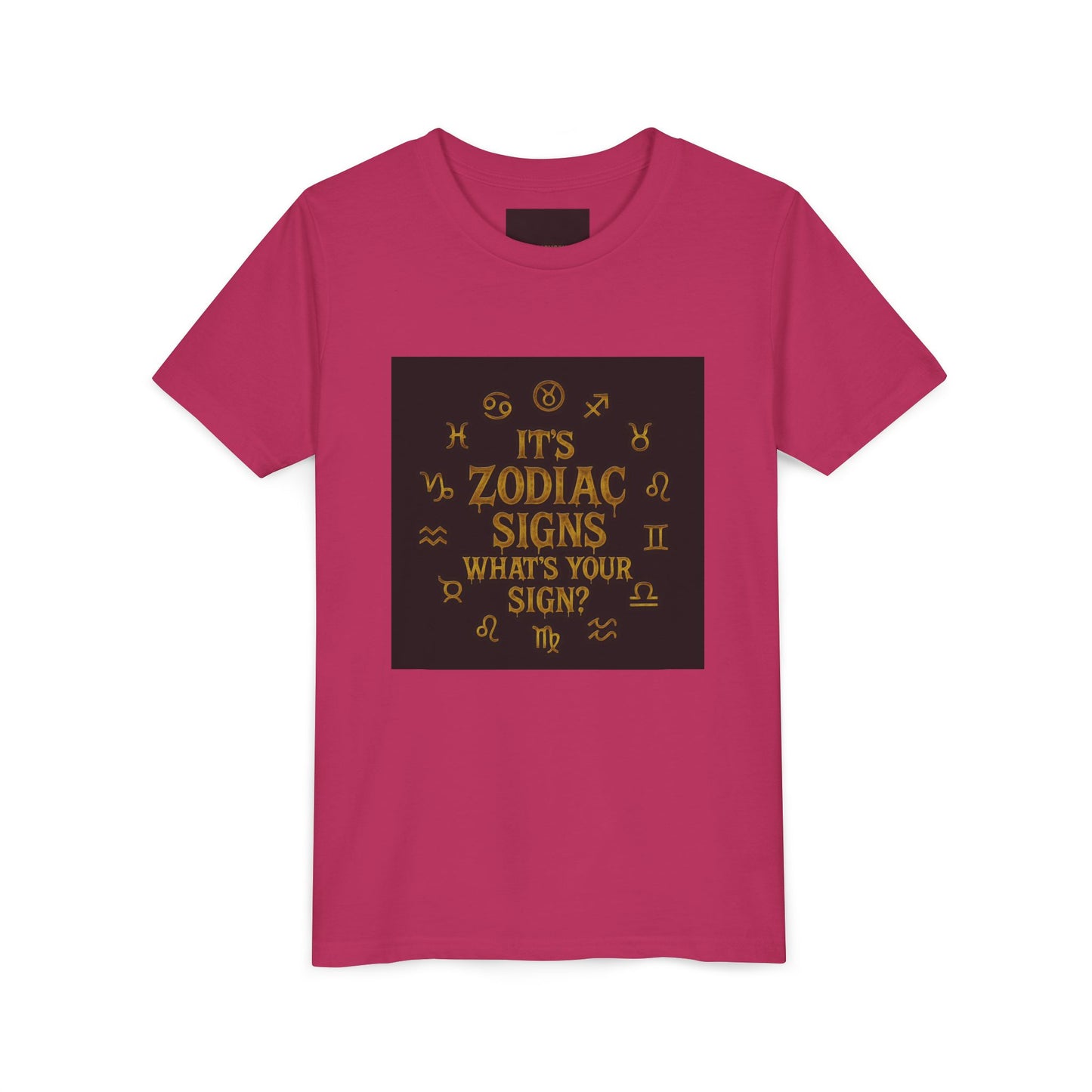 Gemini Wolf Youth Short Sleeve Tee - Astrology Shirt, Birthday Gift, Zodiac Apparel, Unique Tee for Kids
