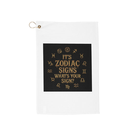 Stylish Golf Towels with Scorpio Design | Perfect for Golf Lovers, Gift Idea for Birthdays, Male & Female Golfers, Sports Towel