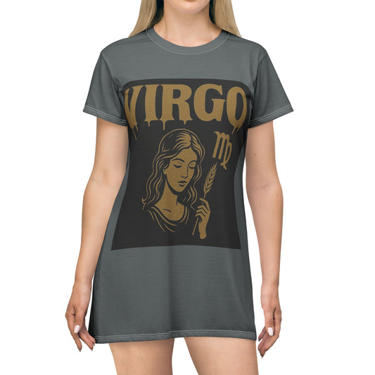 Music Vibes Graphic T-Shirt Dress, Casual Summer Dress, Women’s Lounge Wear, Gift for Music Lovers, Festival Outfit