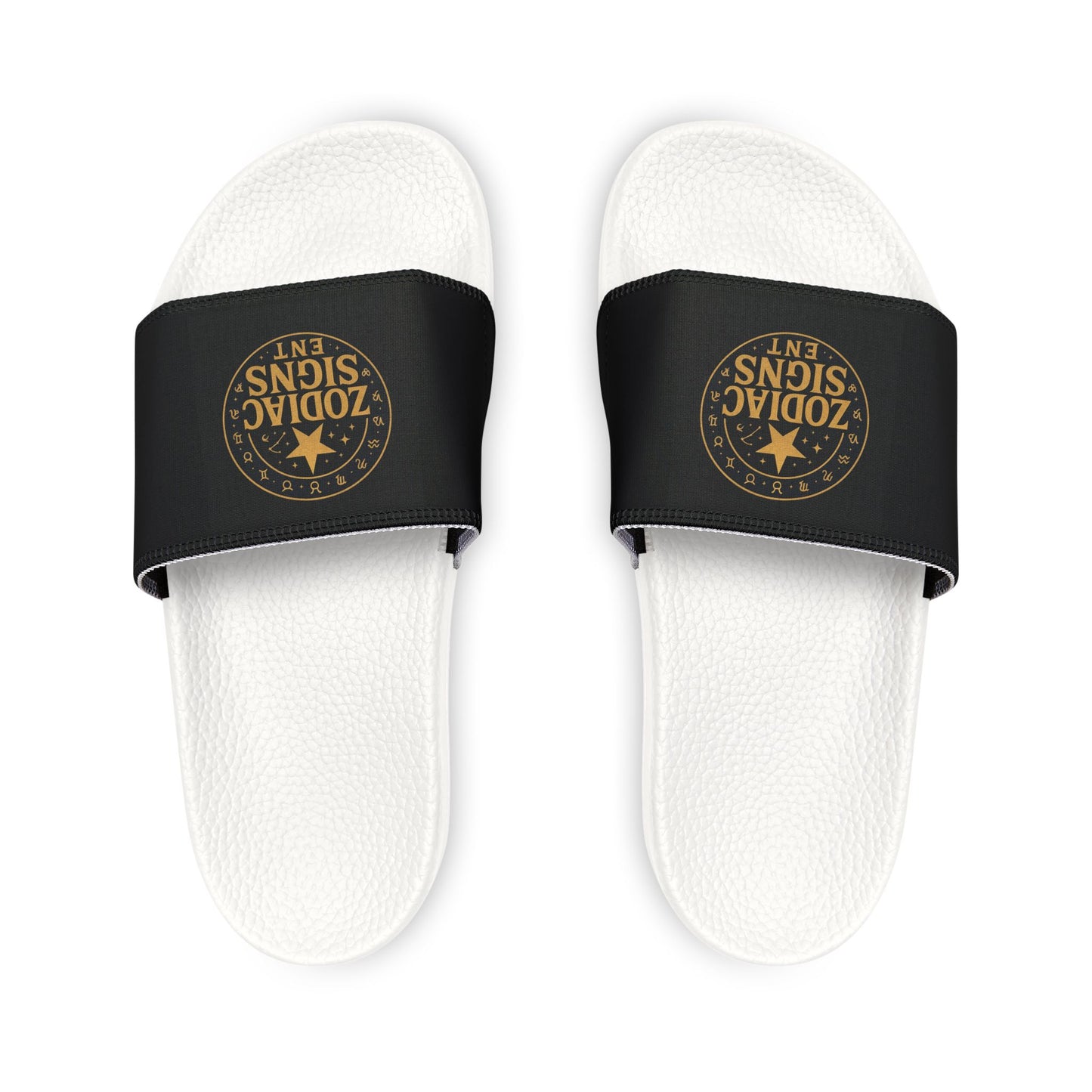 Zodiac Designs Ent Sandals - Youth Customizable for Kids, Trendy Slide Sandals, Versatile Summer Footwear, Great for Outdoor Fun, Playtime, and Birthdays