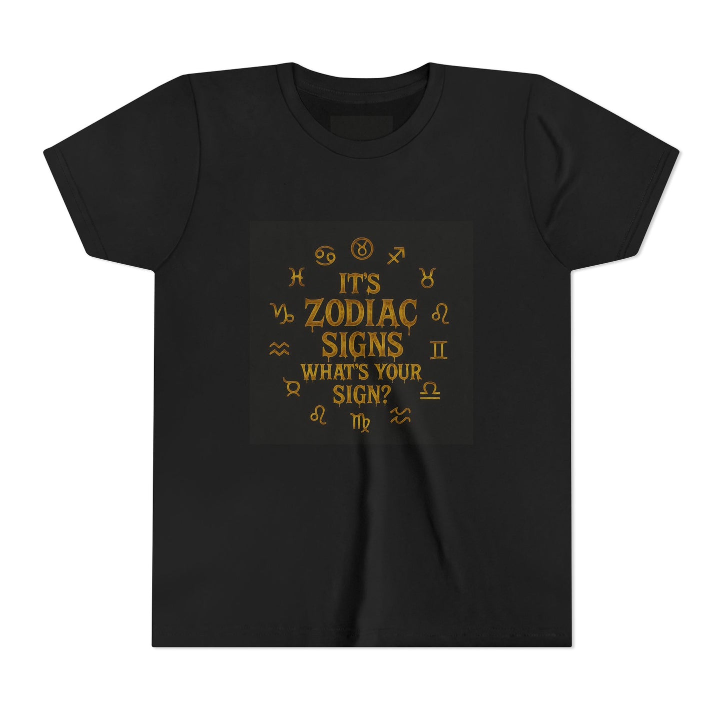 Gemini Wolf Youth Short Sleeve Tee - Astrology Shirt, Birthday Gift, Zodiac Apparel, Unique Tee for Kids