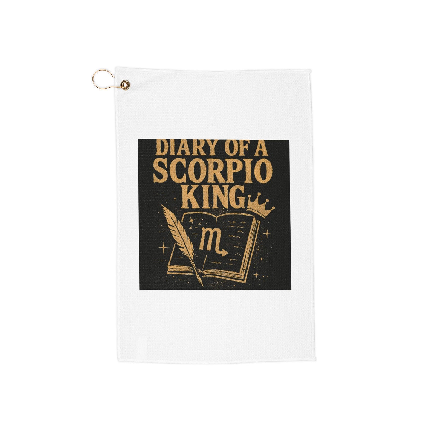 Stylish Golf Towels with Scorpio Design | Perfect for Golf Lovers, Gift Idea for Birthdays, Male & Female Golfers, Sports Towel