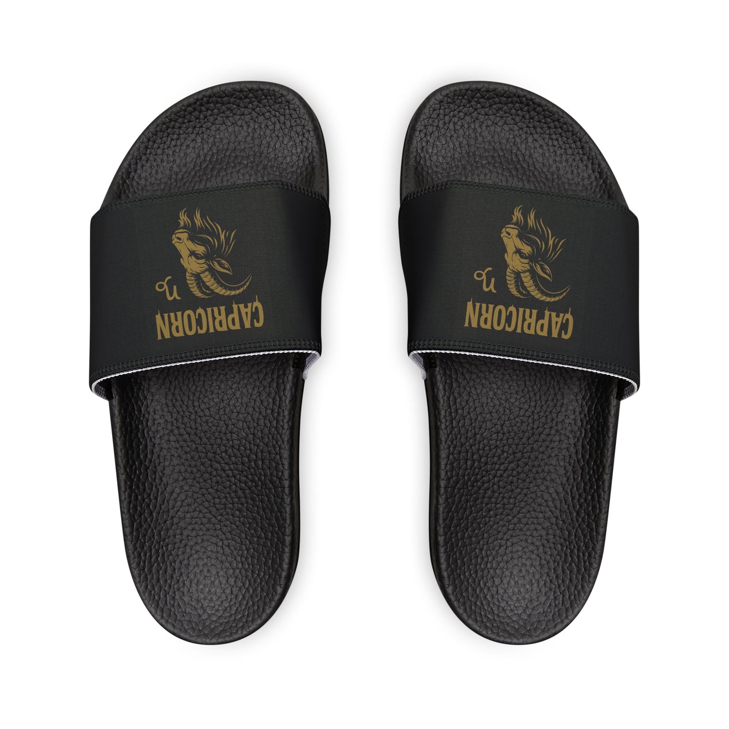 Capricorn Sandals Zodiac Design Removable-Strap - Horoscope Slides, Summer Footwear, Beach Sandals, Fun Kids' Shoes