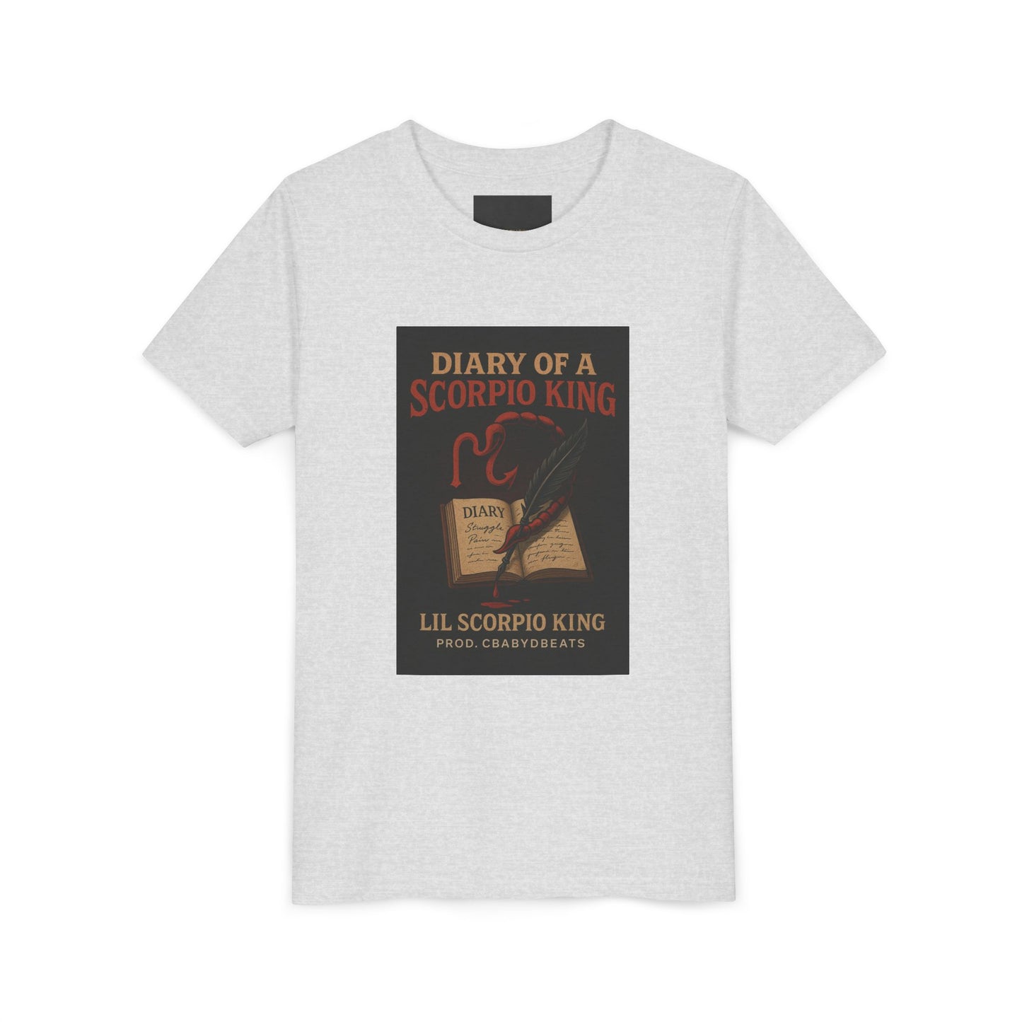 Gemini Wolf Youth Short Sleeve Tee - Astrology Shirt, Birthday Gift, Zodiac Apparel, Unique Tee for Kids