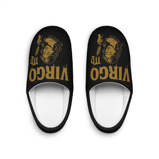 Virgo Slippers Zodiac Women's Indoor , Astrological Gifts, Cozy Home Footwear, Astrology Slippers, Zodiac Sign Slippers