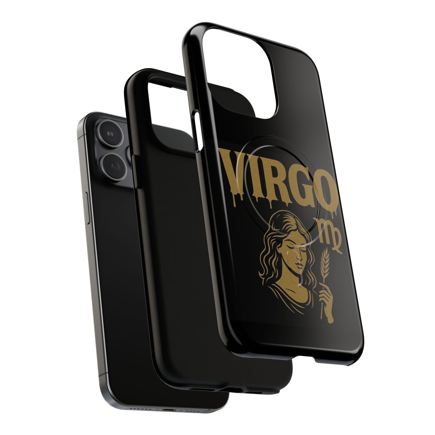 Virgo Zodiac Magnetic Phone Case, Tough Phone Cover for Astrologers, Horoscope Gift, Astrology Accessory, Durable Cell Phone Protector