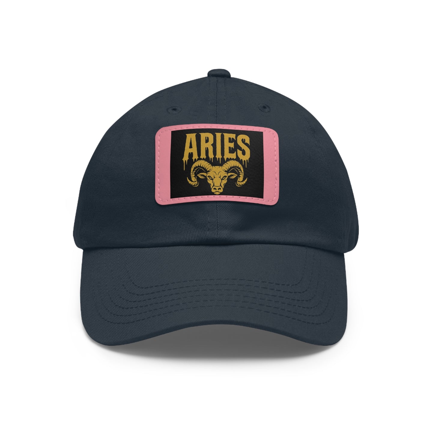 Dad Hat with Leather Patch, Astrology Fashion Hat, Gift for Pisces, Casual Outfit Accessory, Birthday Gift for Him