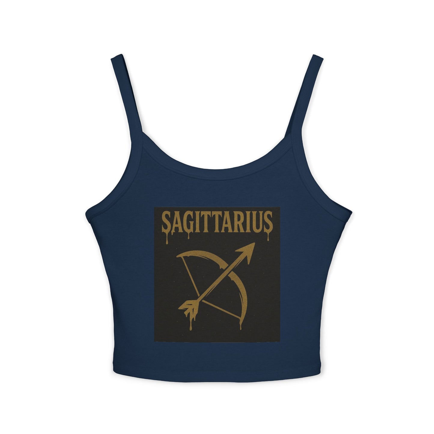 Sagittarius Zodiac Spaghetti Strap Tank Top, Astrology Apparel, Horoscope Gift, Birthday Top, Summer Fashion, Zodiac Sign Clothing