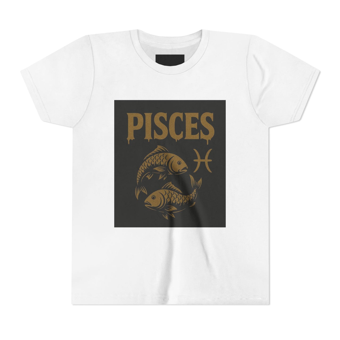 Gemini Wolf Youth Short Sleeve Tee - Astrology Shirt, Birthday Gift, Zodiac Apparel, Unique Tee for Kids