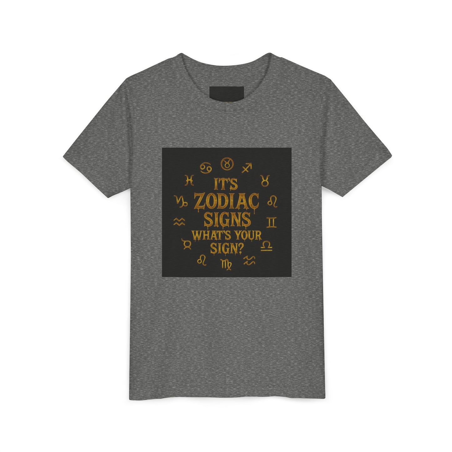 Gemini Wolf Youth Short Sleeve Tee - Astrology Shirt, Birthday Gift, Zodiac Apparel, Unique Tee for Kids