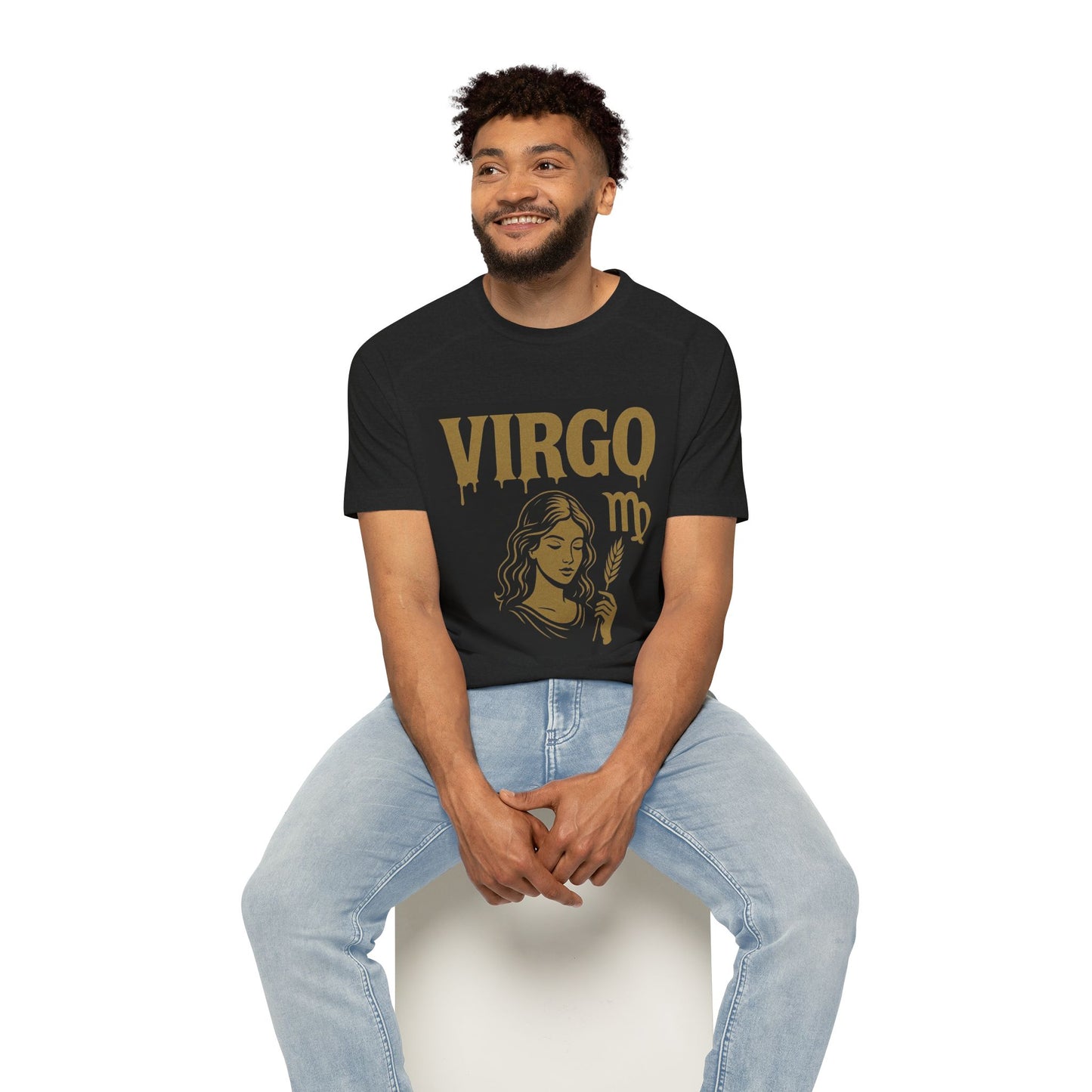 Virgo Zodiac Sign Men's Raglan T-Shirt, Astrology Tee, Horoscope Apparel, Gift for Astrology Lovers, Star Sign Shirt