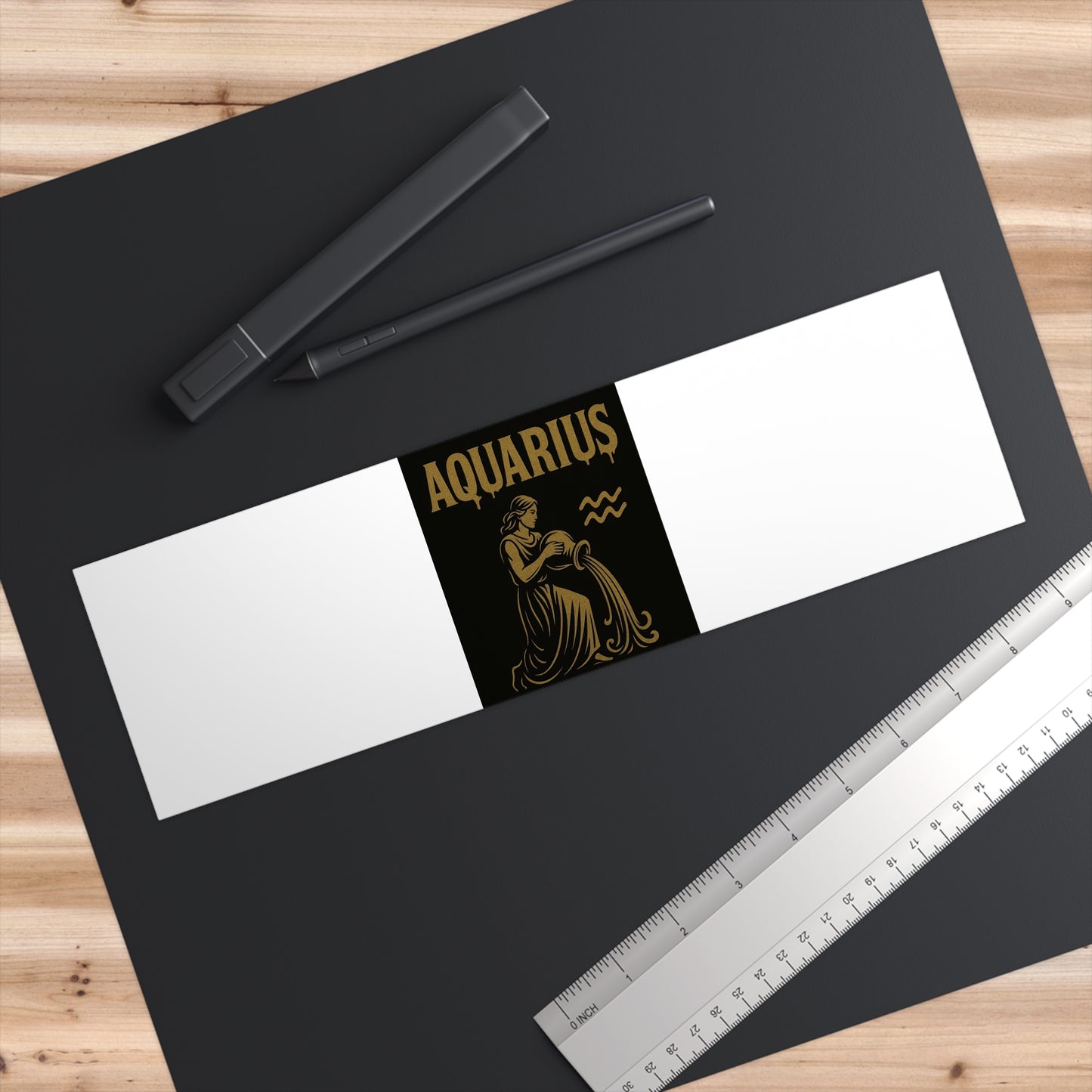 Aquarius Bumper Stickers, Zodiac Car Decals, Astrology Gifts, Personalized Horoscope Stickers, Cosmic Decor, Unique Car Accessories