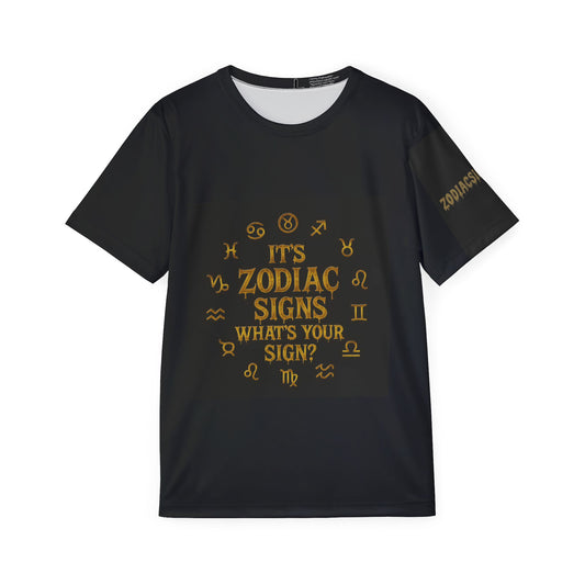 Men's Zodiac Dog Sports Jersey, Fun Dog Lover Tee, Astrology Apparel, Unique Gift for Pet Owners, Casual Wear for Any Occasion