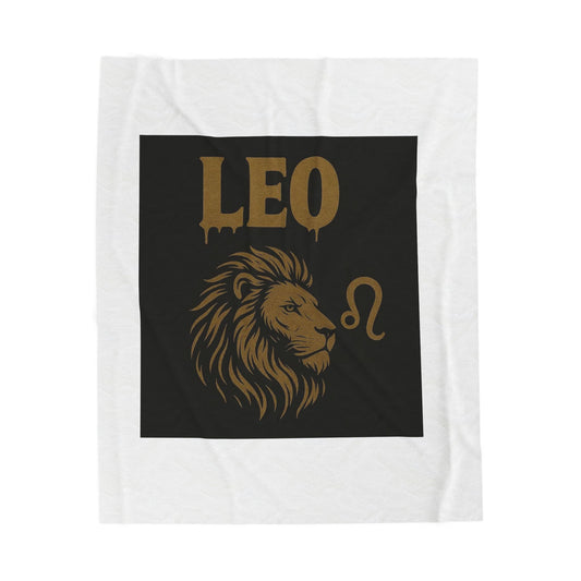Scorpio Velveteen Plush Blanket | Cozy Zodiac Throw, Astrology Gift, Unique Home Decor, Birthday Gift for Scorpio, Warm & Soft Blanket