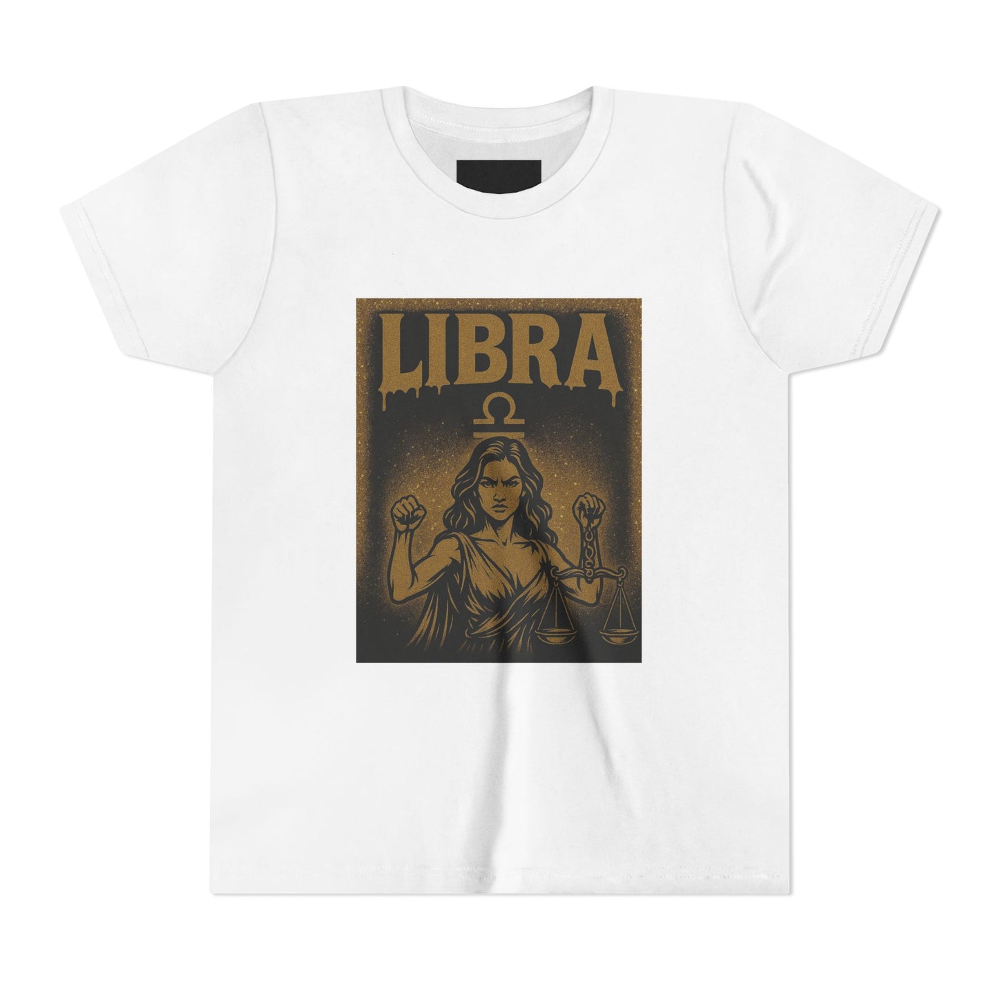 Gemini Wolf Youth Short Sleeve Tee - Astrology Shirt, Birthday Gift, Zodiac Apparel, Unique Tee for Kids